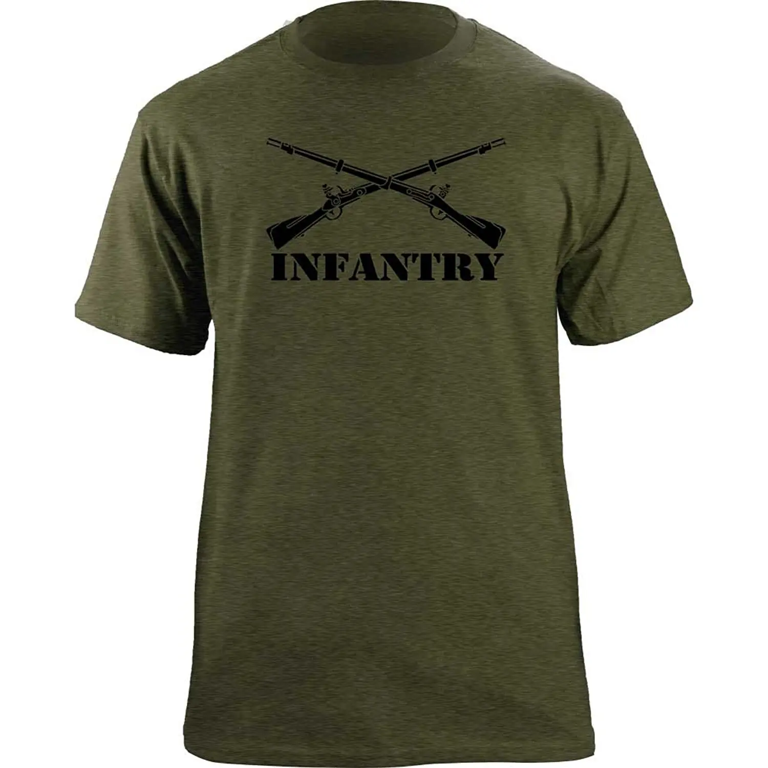 2019 New Summer Men Tee Shirt Army Infantry Branch Insignia Military ...