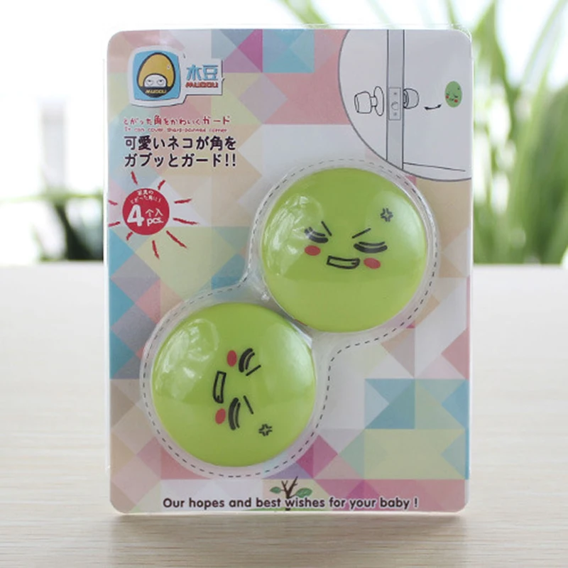 4pcs Set Protection font b Baby b font font b Safety b font Silicone Door Stopper