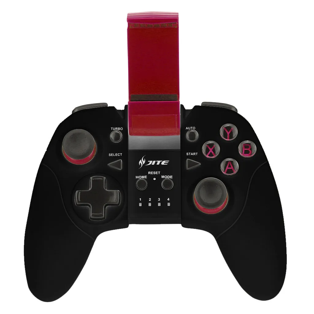 

Bluetooth Wireless Gamepad White LED Lighting Game Controller Joystick For Android IOS Mobile Phones PC 717#2