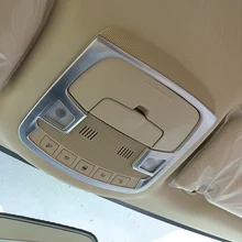 WELKINRY Авто Крышка для Ford Edge Endura ABS Хромированная передняя головка крыша Верхняя лампа для чтения освещение отделка
