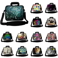 Сумка для компьютера 15,6 дюймов, дамская сумочка с цветочным рисунком, 15, 13, 12, 10, 14, 17, 13,3 дюймов, сумки-мессенджеры для ноутбука, портфель на