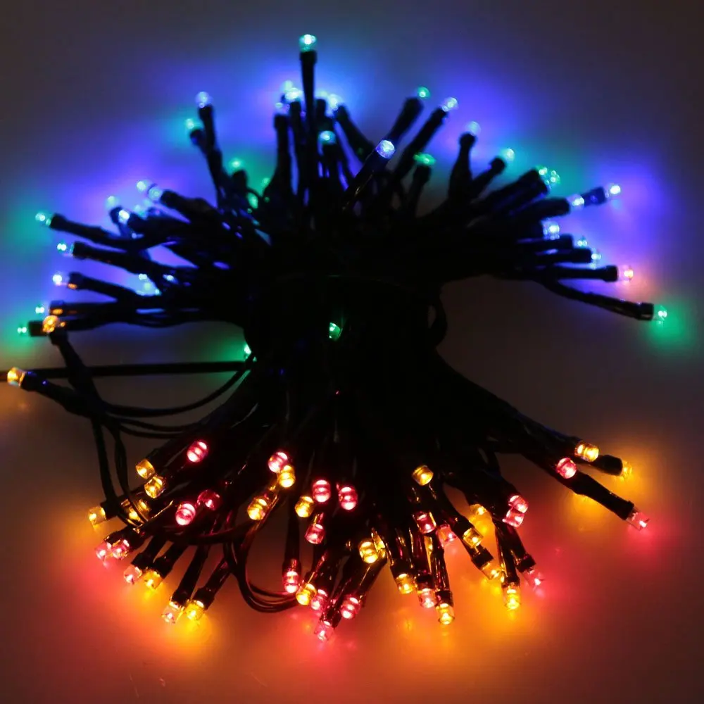 

17m 100 LED Colorful Waterproof Outdoor Solar LED Light Fairy String Garden Christmas Party