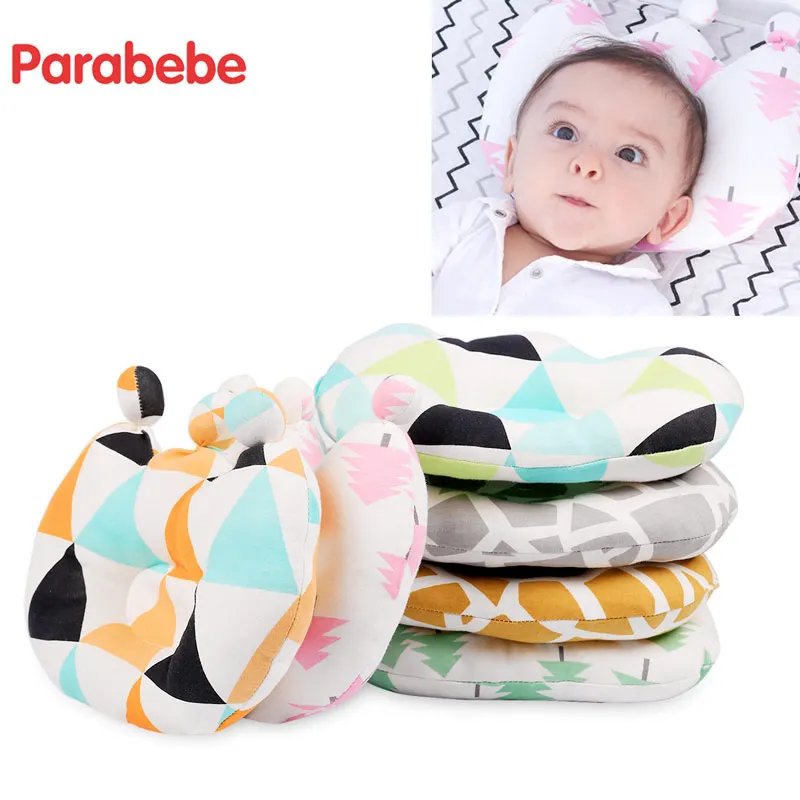 25 см * 20 см ребенка подушку милый младенческой Спальный головы Поддержка 2018 новые модные детские хлопковые комфорта новорожденных подушка