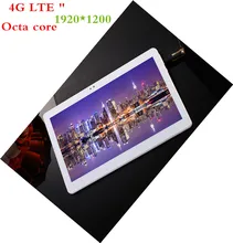 10 pulgadas 4G LTE tablet pc smart phone Octa core 1920*1200 HD de 8.0MP 4 GB RAM 32 GB ROM Dual SIM Bluetooth GPS Android 7.0