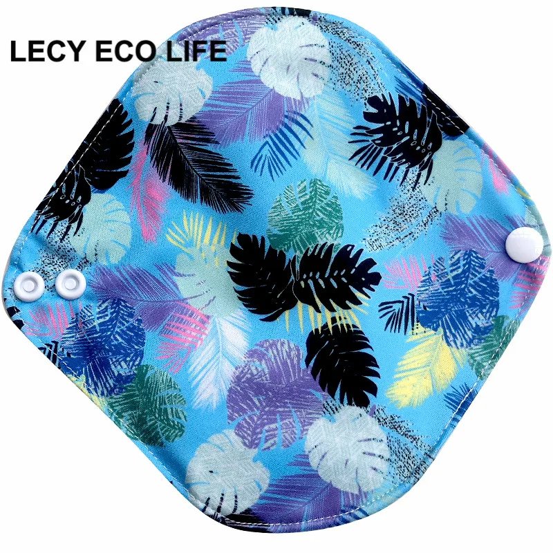 LECY ECO LIFE 1 шт Женские многоразовые тканевые менструальные прокладки с крыльями, органические бамбуковые внутренние накладки для мам колготки для светильник