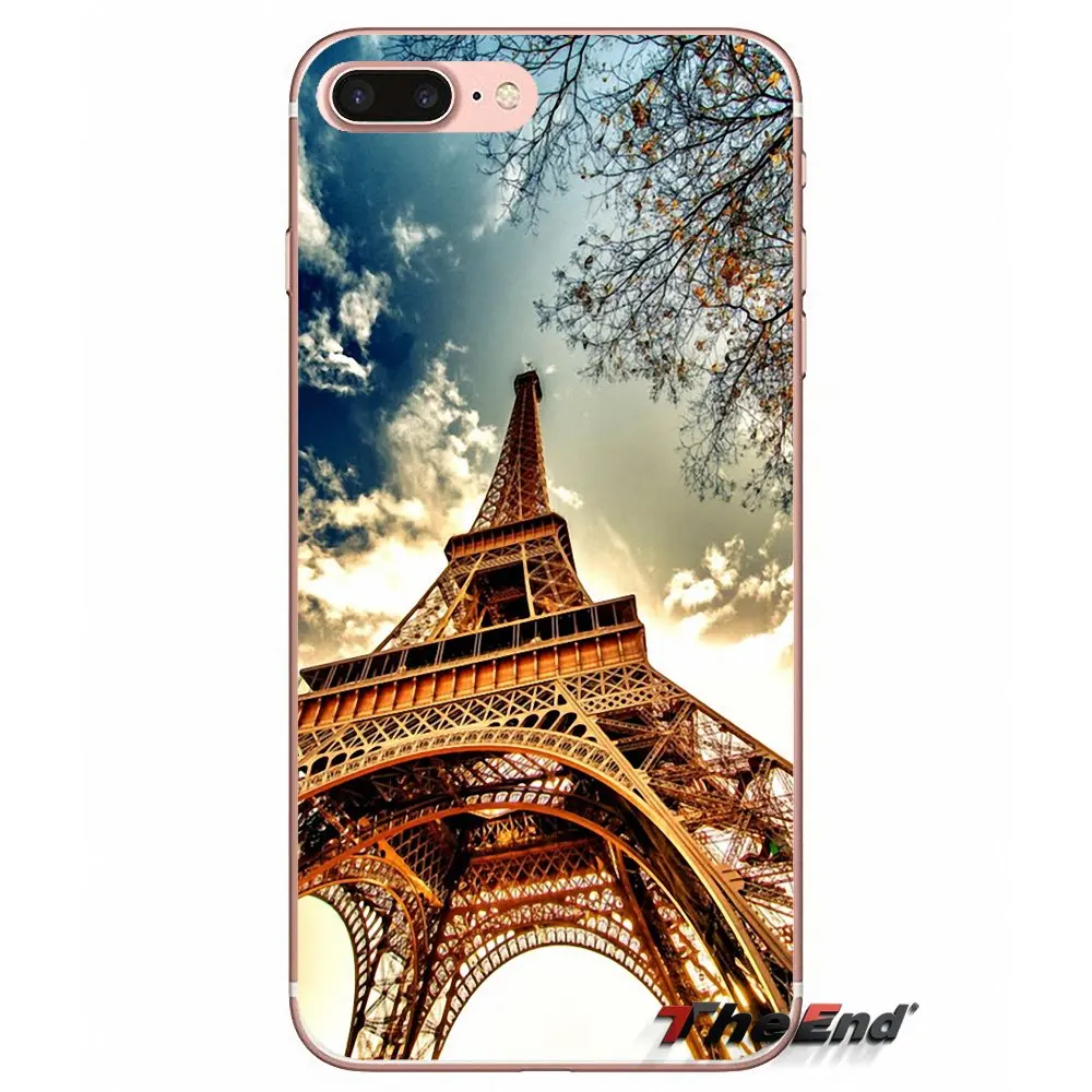 Эйфелева башня ночь боке Франция Париж чехол для Huawei P Smart Y6 Pro P8 P9 P10 Nova P20 Lite Mini 2017 SLA