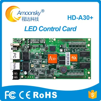 

HD-A30+ huidu new product rgb led control board full color asynchronous for small pixel led screen