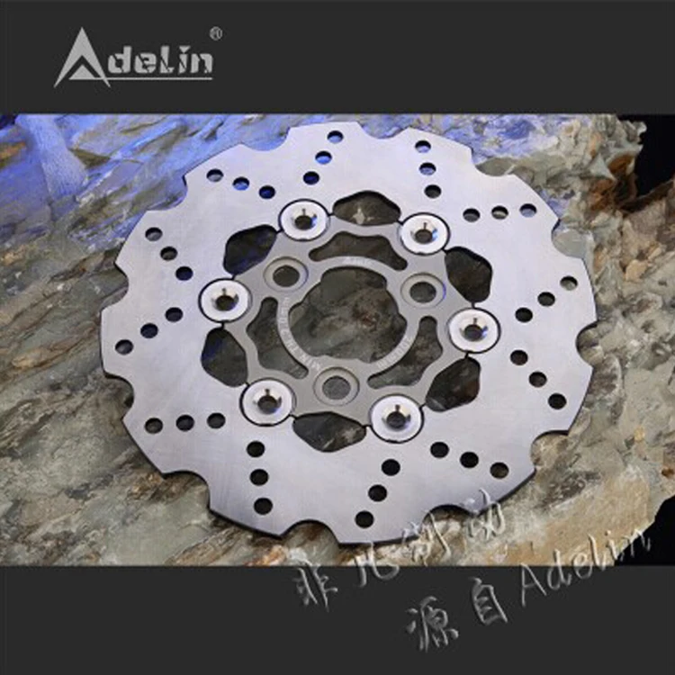 

Free shipping scooter parts Genuine Zoomer Ruckus 220mm Motorcycle Floating Rotor Bwsz125 Brake Disc Oversize Disc Rotor Kit
