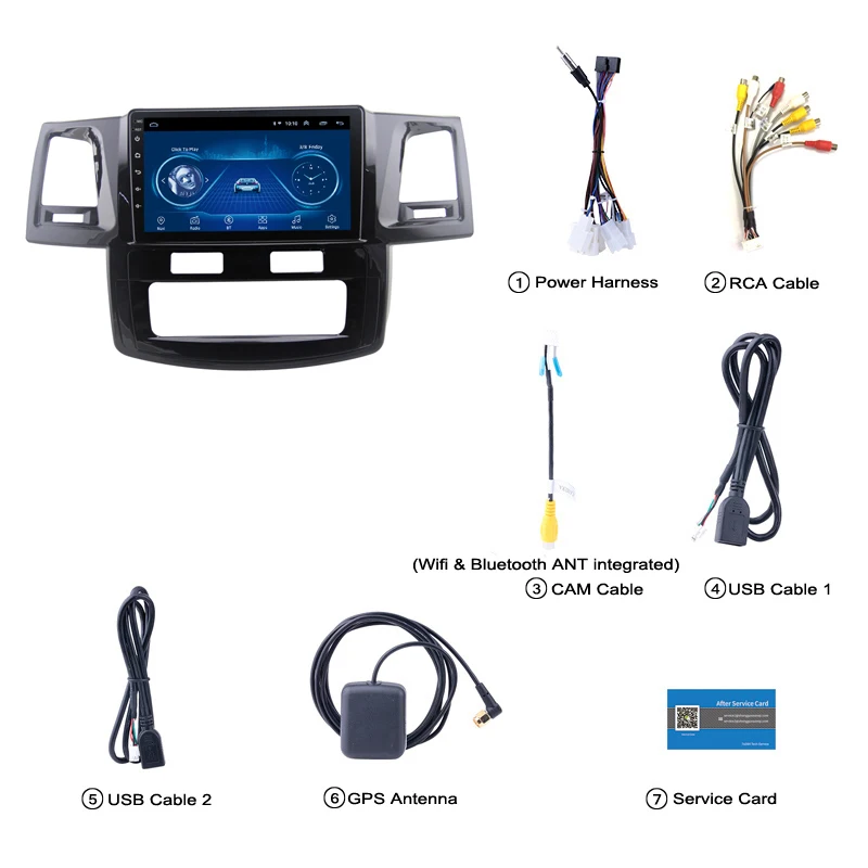 Cheap Ectwodvd 9inch Andriod 8.1 Car GPS Navigation For Toyota Fortuner/Hulix 2007-2015 Car DVD Multimedia System With Casing 2 Cheap Ectwodvd 9inch Andriod 8.1 Car GPS Navigation For Toyota Fortuner/Hulix 2007-2015 Car DVD Multimedia System With Casing 2
