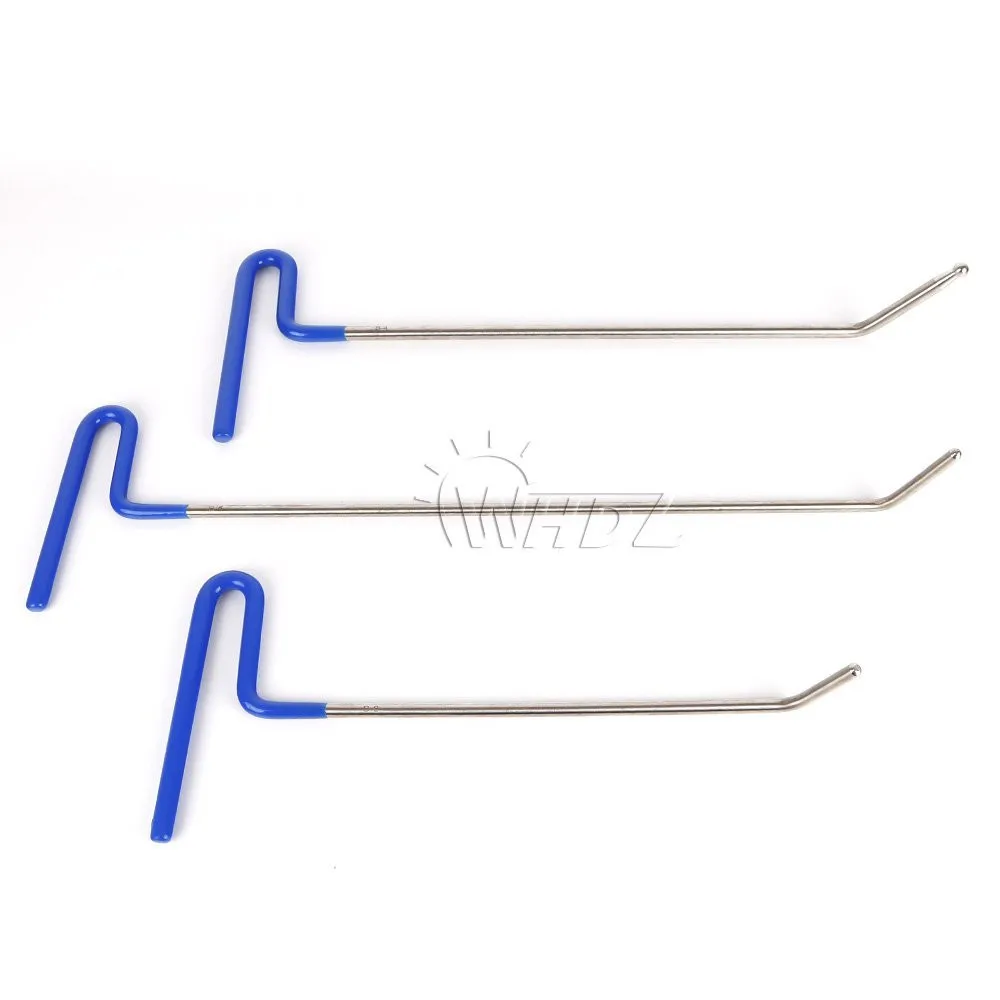 WHDZ 3PCS PDR Tool Kit Stainless steel Perfect for Door Dings Hail Repair and Dent Removal PDR hail repair (B4+B5+B8) (8)