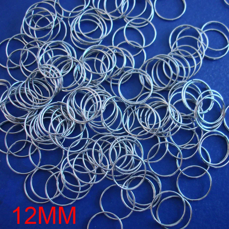 

10000pcs/lot Chorme color 12mm Crystal Chandelier Connector Of Metal Rings Lamp Parts Connector Metal connectors