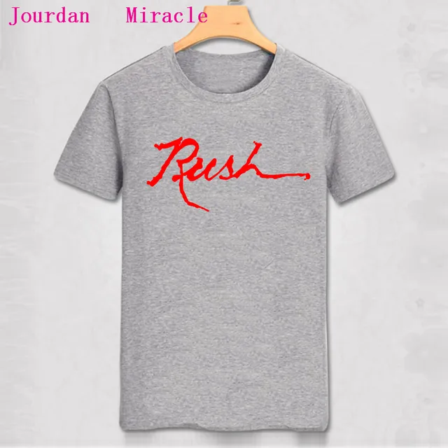 RUSH Logo Print Black T Shirt New Official Band Merch Album Art Design