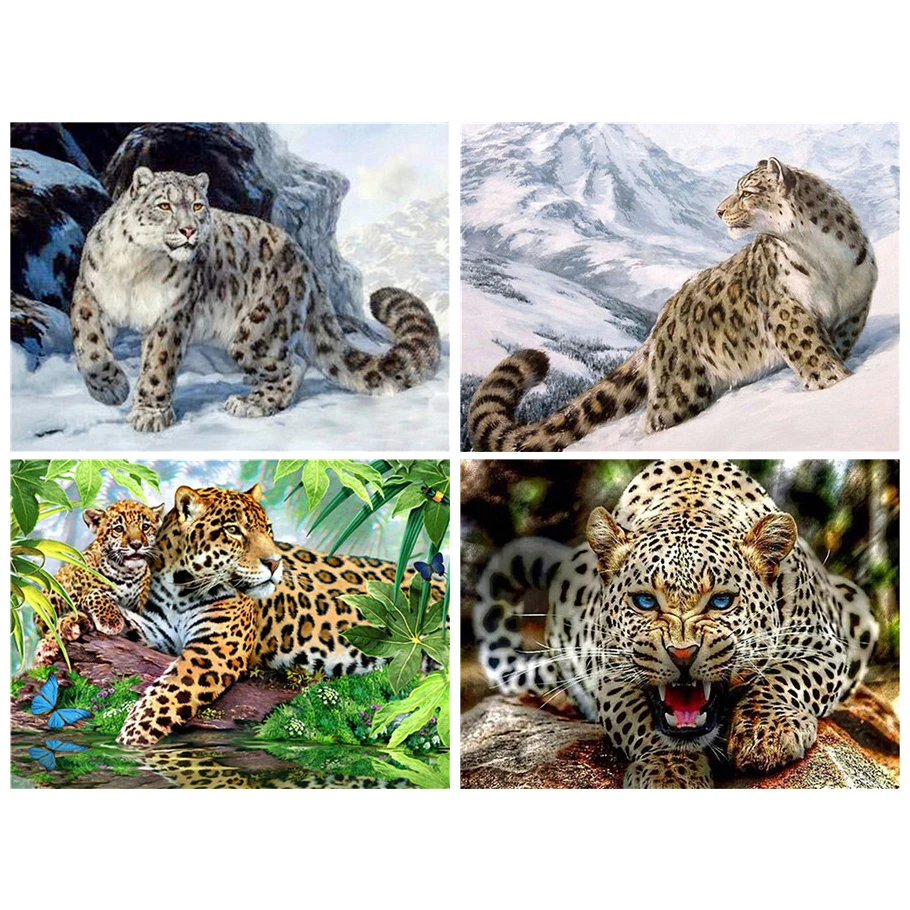 

Diamond Painting Diamond embroidery 5d diy full square animals leopard - diamond mosaic buddha pictures of rhinestones