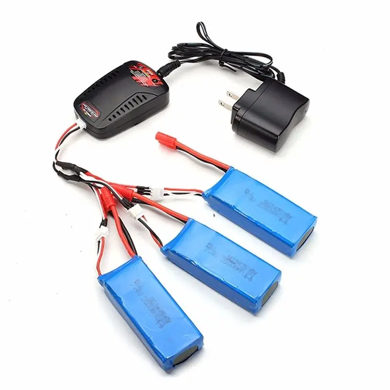 Blueskysea Syma 7 4 в 2000 мАч Lipo 25C батарея + зарядное устройство запасные части для X8C X8W X8G
