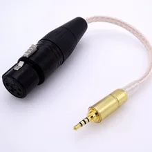 Высота каблука 10 см 16 ядер 2,5 мм TRRS до 4-контактный разъём XLR аудио кабель-адаптер для Astell& Керн AK240 AK380 AK320 DP-X1 FIIO наушники Обновление кабель