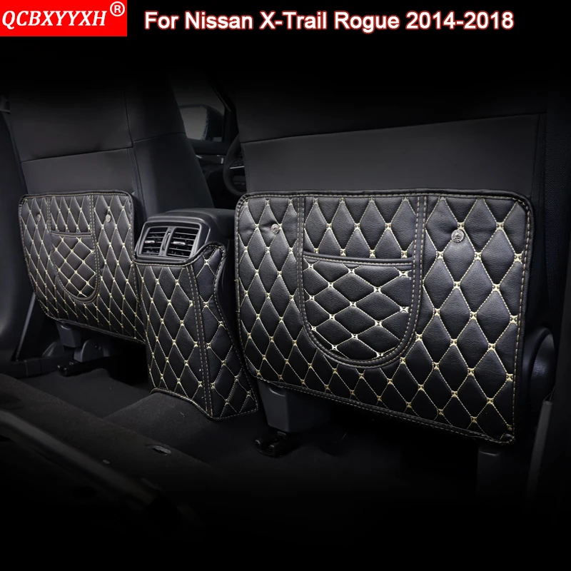 

QCBXYYXH Car Styling Interior Seat Protector Side Edge Protection Pad Stickers Anti-kick Mats For Nissan X-Trail Rogue 2014-2018