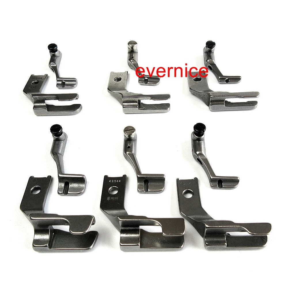 6 Set Double Toe Piping Welting Walking Foot 42519X20 For Pfaff 1240