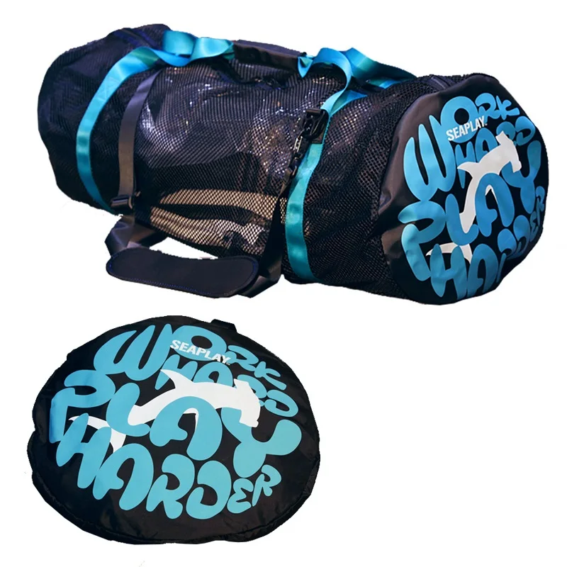 

SEAPLAY 130L Super Capacity Waterproof Regulator Net Storage Bags Beach Scuba Diving accessories Bags