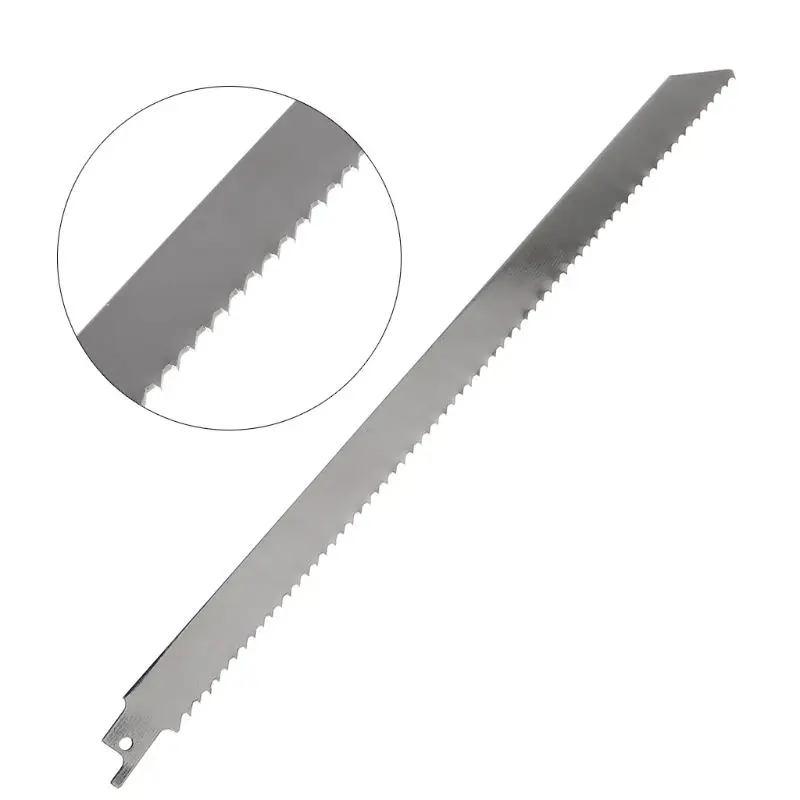 1PC Stainless Steel 300mm Reciprocating Power Saw Blade Fine Tooth Effective Cutting Wood Woodworking Tool Accessories