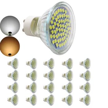 

20x XINYANSEE Led Spotlight GU10 Led Bulb refletor AC 220V 60leds SMD 2835 3W Spot Light Dimmer Indoor Lighting