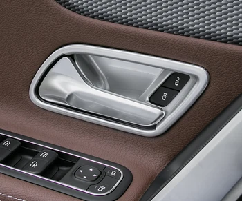 

Left Hand Drive! For Mercedes-Benz A Class (W177) 2019 2020 ABS Plastic Interior Door Handle Bowl Cover Trim 4pcs Car Styling
