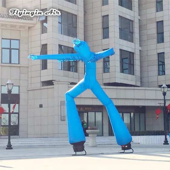 No Blower Outdoor Show 6m Height Inflatable Air Sky Dancer with 2 legs
