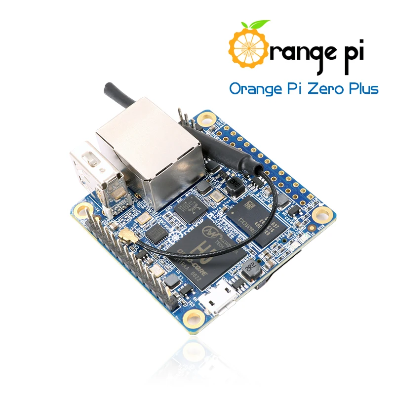 Orange Pi Zero Plus: H5 Chip четырехъядерный Cortex-A53 с открытым исходным кодом 512 Мб макетная плата за пределами Raspberry Pi