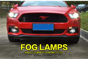 

Fit for FORD mustang he bright fog fog lamp fog lamp frame with eyebrow