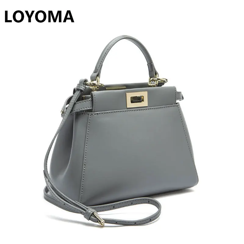 

Women Messenger Bags Peekaboo Bag Handbags 2017 Luxury Designer Split Leather High Quality Purse Shoulder Bag Crossbody Tote