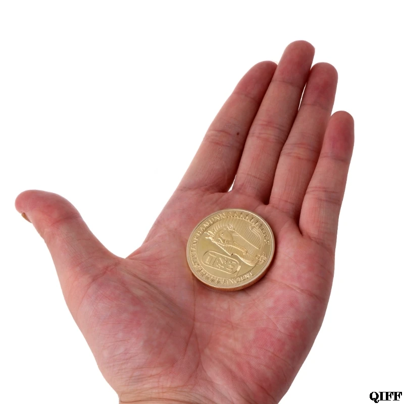 

Gold Plated Ancient Tutankhamun Commemorative Challenge Coin Collection Souvenir MAR28