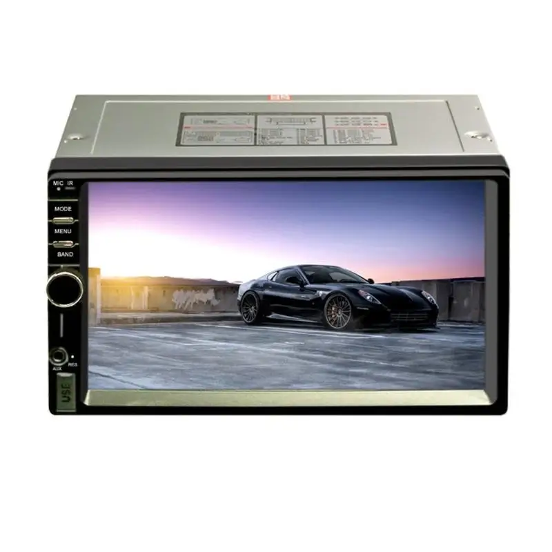 

2 DIN 7in TFT Touch Screen Car In-dash Bluetooth MP5 Player AM/FM Radio