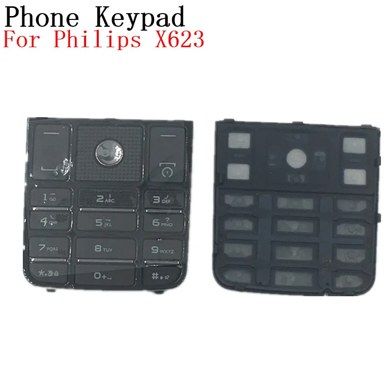 

RTBESTOYZ Original keypad For Philips X623 Cellphone Key button For Xenium CTX623 Mobile Phone