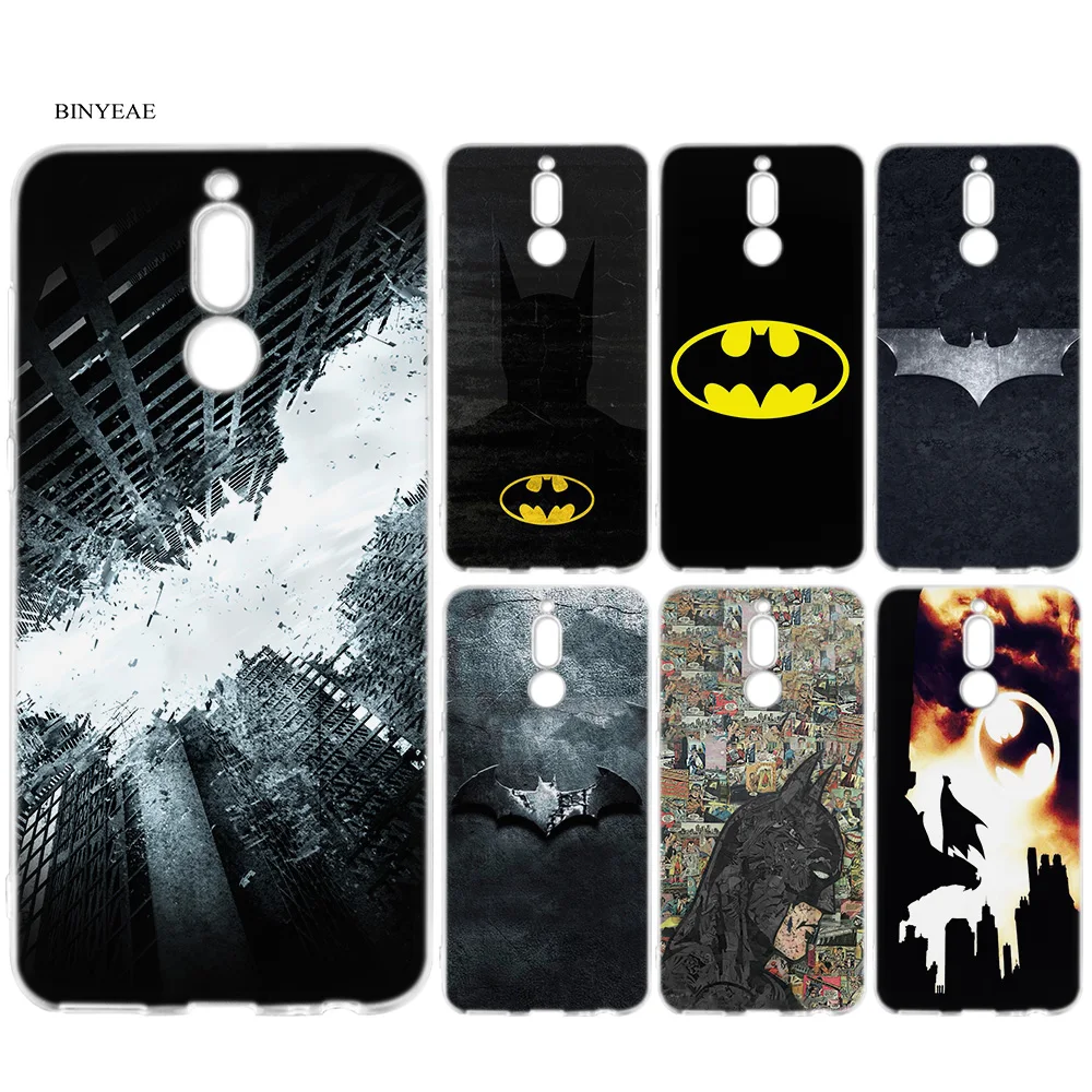 

BINYEAE Batman Avengers Soft Silicone Case Coque for Huawei Mate 10 P20 P10 P9 P8 Y6 Y7 Honor 7C 7A 9 10 Lite Pro 2018 Mini 2017