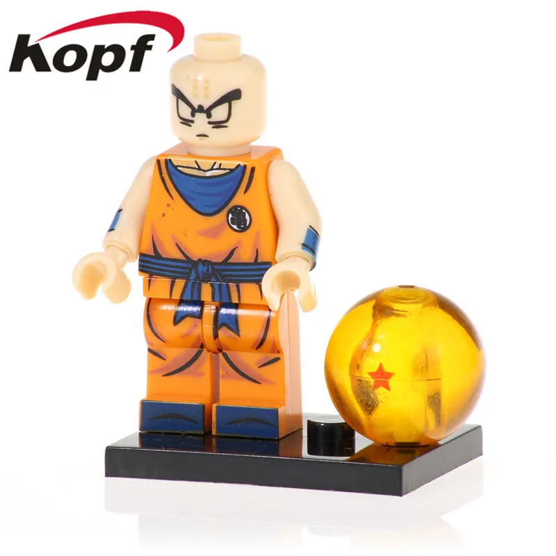 PG1384 Dragon Ball Z цифры Krillin Android 17 Саян Сын Гоку Piccolo аниме строительные блоки кирпичи модель игрушки для детей