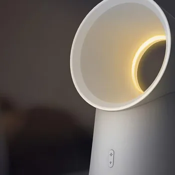 

Happy Life 3 In 1 Mini Cooling Fan Bladeless Desktop Fan Mist Humidifier LED Light 3 Speed Adjustable For Outdoor