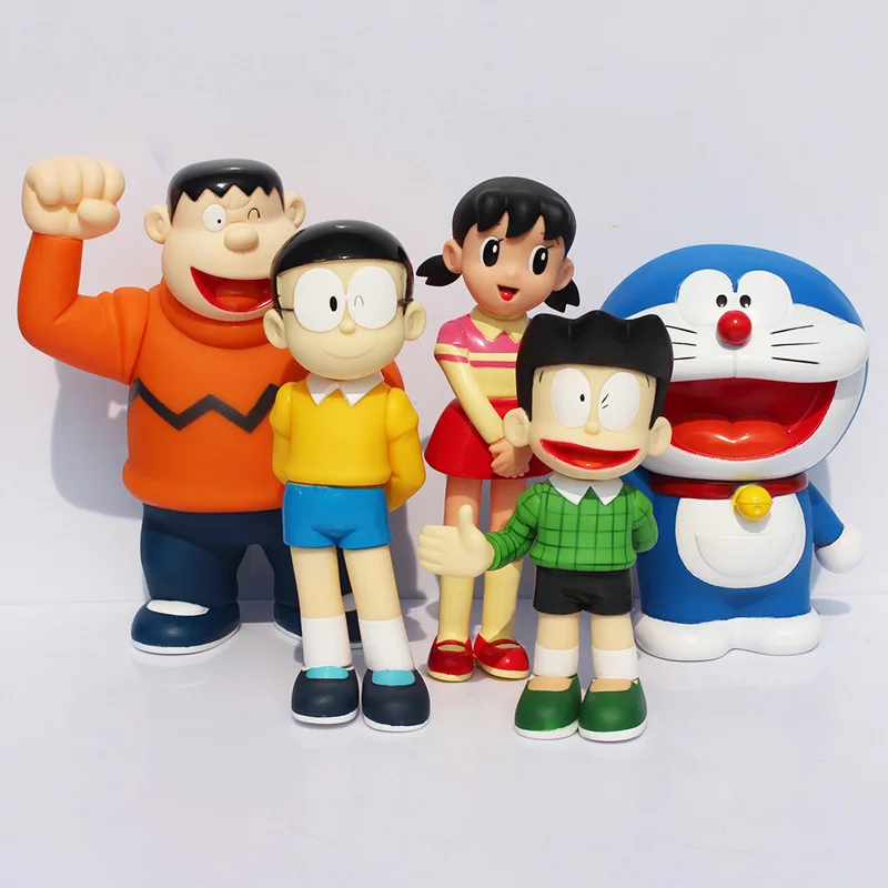 5pcs lot doraemon takeshi gouda shizuka minamoto suneo honekawa pvc figure free shipping in 5pcs lot doraemon takeshi gouda shizuka minamoto suneo honekawa pvc figure free shipping in