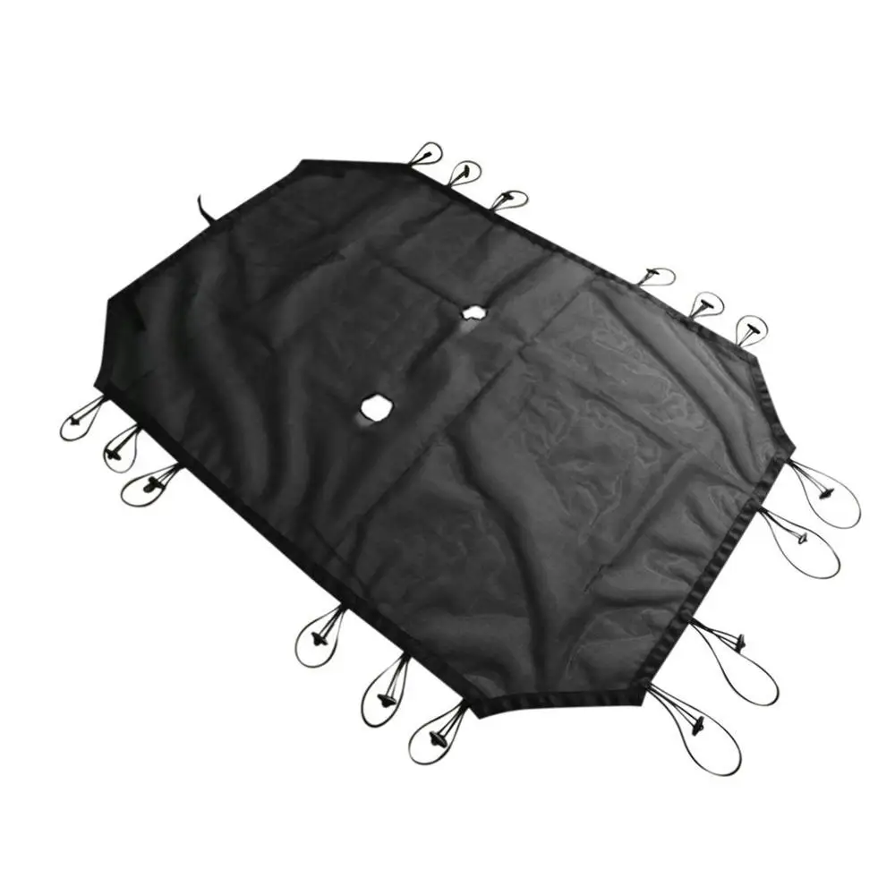 

Sun Shade Full Nylon Mesh Top Cover UV Protection Soft Cover Heat Insulation Sunshade Suitable for Jeep Wrangler