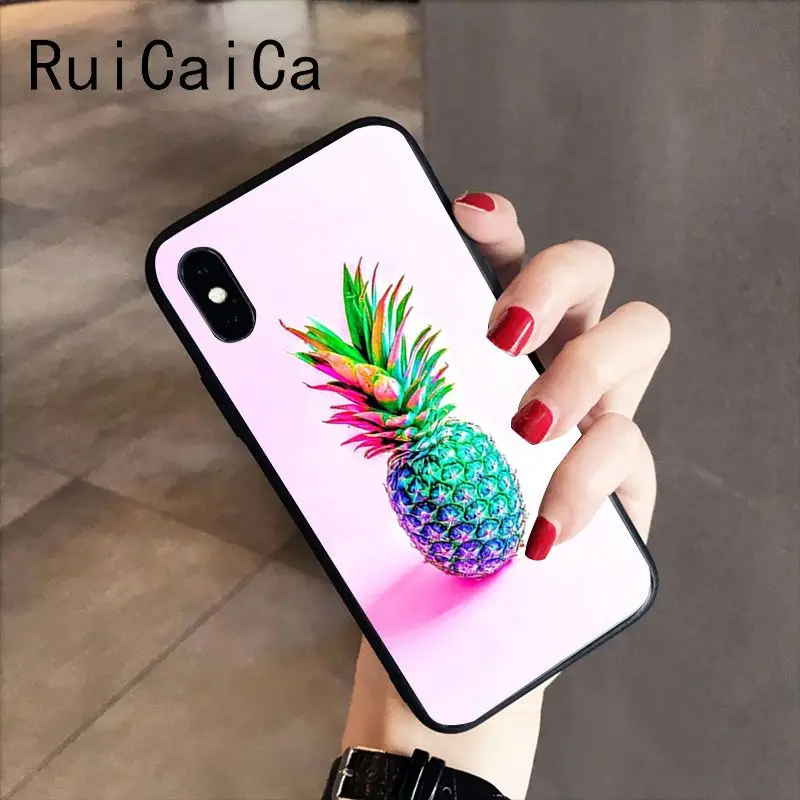 colorful pink gold pineapple