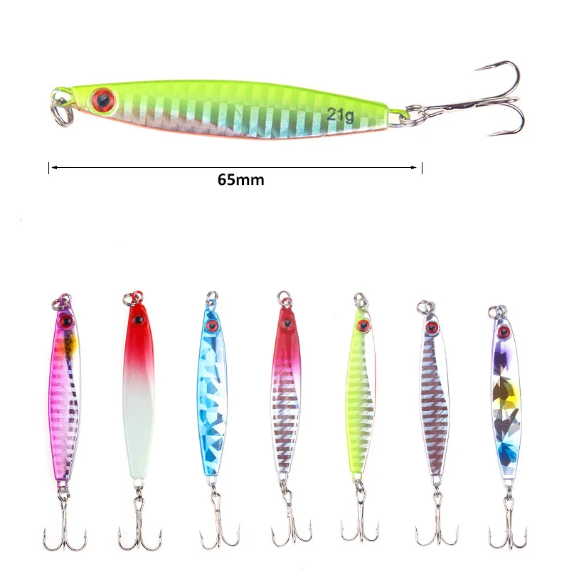 1 PCS Lure Metal Fishing Jigging Lure Spoon 21g Artificial Fishng Metal