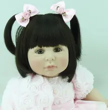 22 inch 55 cm Silicone baby reborn dolls,Fashion clothes simulation hair doll, simulation doll, rose doll Valentine’s day gift.