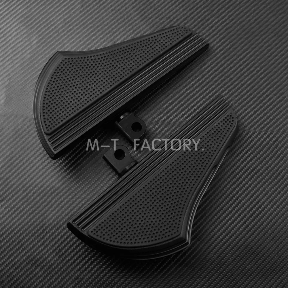 Passageiro da Motocicleta Pegs para Harley Defiance Piso Estribos Preto Masculino Montar pé Touring Dyna Sportster xl Modelos Cnc 10 Apoio para os pés