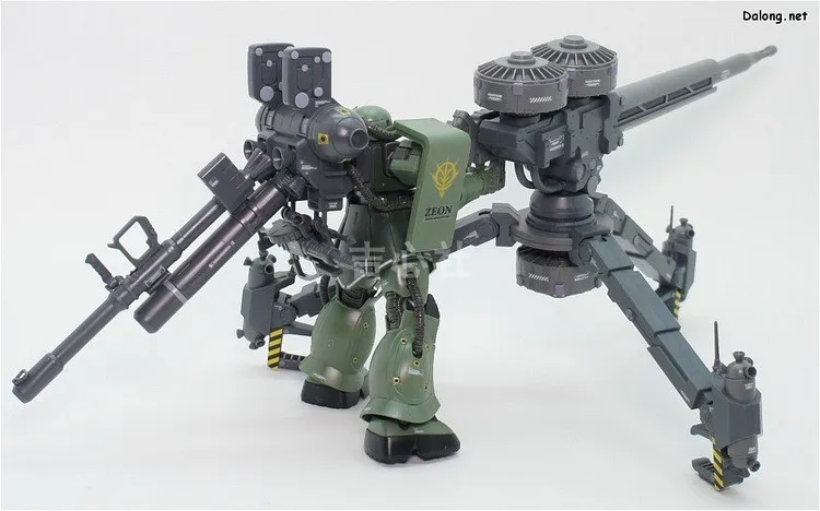 Gundam BANDAI THUNDERBOLT модель HG 1/144 HGUC ZAKU II большой пистолет набор Броня Unchained мобильный костюм детские игрушки