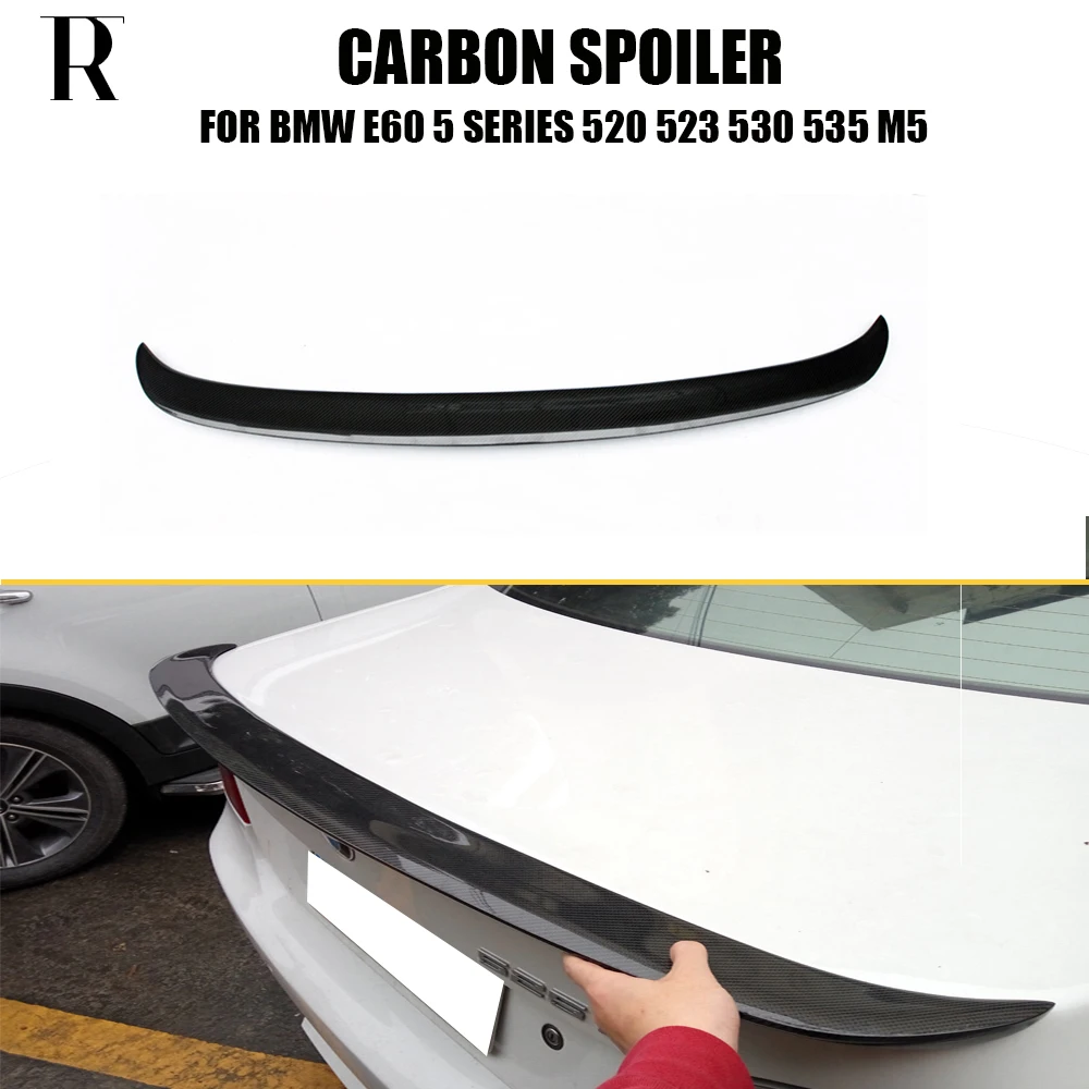 

E60 Carbon Fiber Rear Wing Spoiler for BMW E60 520i 523i 530i 535i 520d 525d 530d 535d 2004 - 2006 AC Style