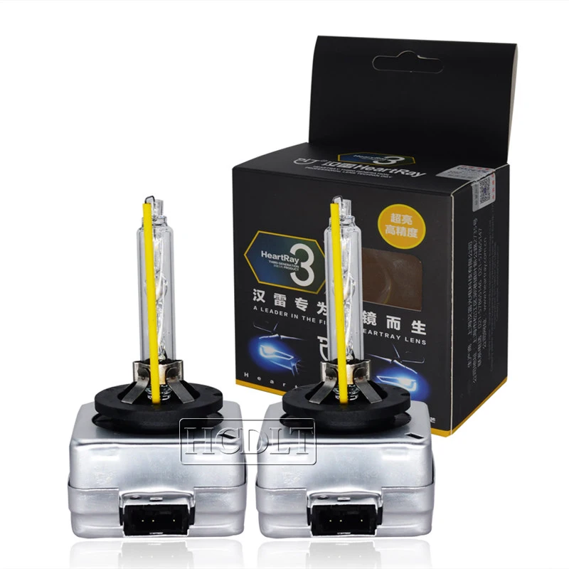 HCDLT Super Vision Original HeartRay 35W 5500K D1S D2S Xenon D2H D3S D4S 6500K White Auto Car Headlight UV Free HID Bulb Lamp (6)