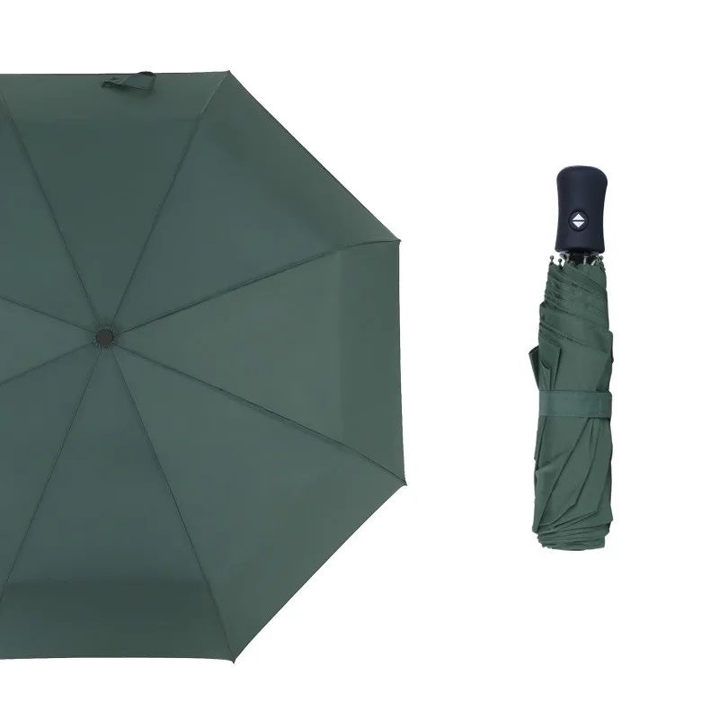 

New Fully-automatic Simple fashion Business Sun Umbrella Folding Umbrella Sun Protection Anti UV Parasol Windproof Men and Women