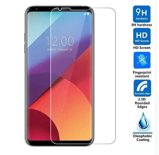 

2Pack For GLass LG V30 Tempered Glass for LG V30 Screen Protector for LG V30 Glass H932PR 2017 HD Protective Thin Film