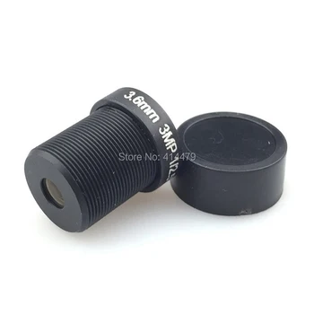 

M12 3.0 Megpixel 3.6MM HD Camera Lens IR Security Camera Lens Fixed Iris 1/2.5 3MP