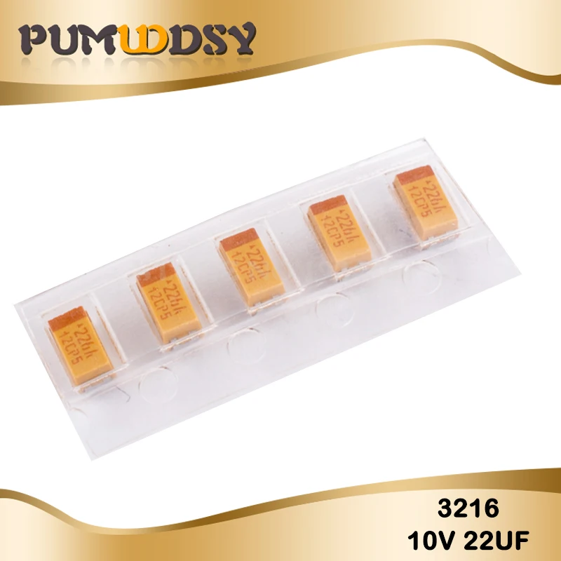 

20pcs A 3216 22uF 10V 226A SMD tantalum capacitor