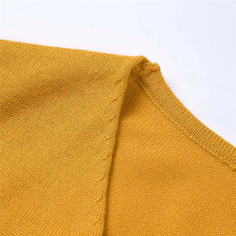 New Fashion Women Autumn Winter Batwing Sleeve Solid Knitted Casual Daily Sweater Brief Pullover Tops Blouse #4F09 (19)