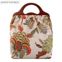 2017 Flower Women Tote Bag Ladies Hand Bag Famous Brand Handbags Elegant Women Purses Clutch Top